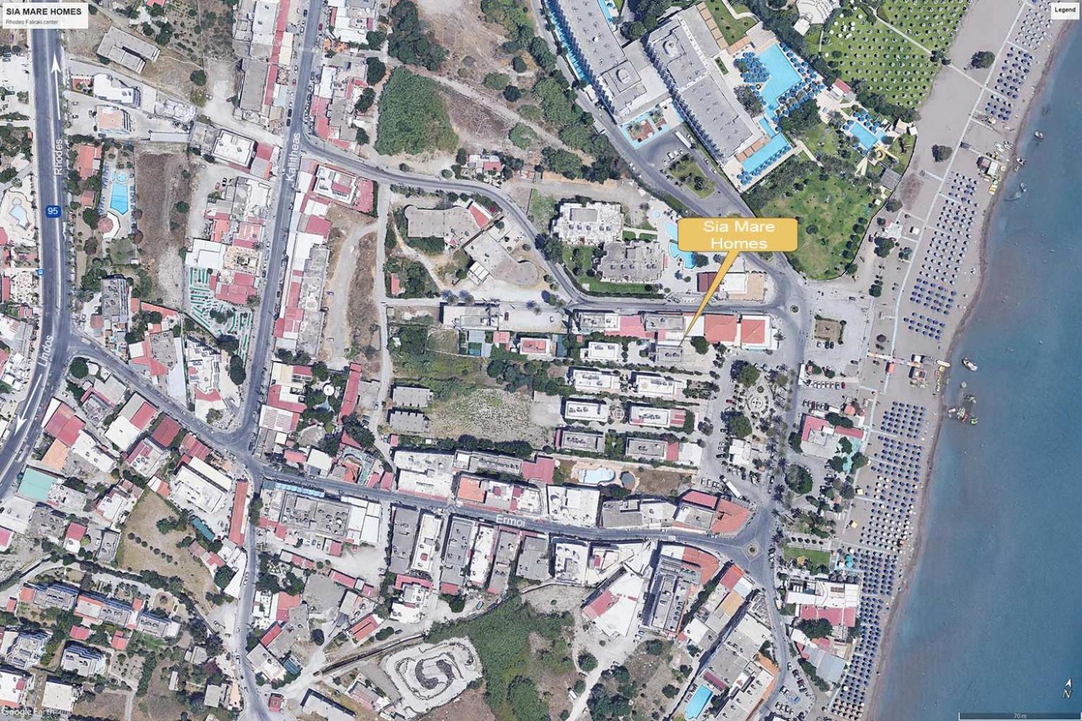 Sia Mare Seaside Apartments Faliráki Kültér fotó